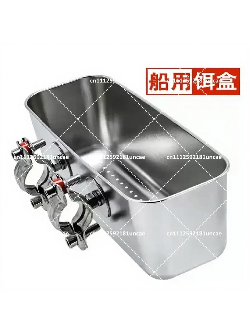 Stainless Steel Yacht Railing Accessories Fishing Boat Storage Box Live Bait Container Sea Fishing Tackle Box