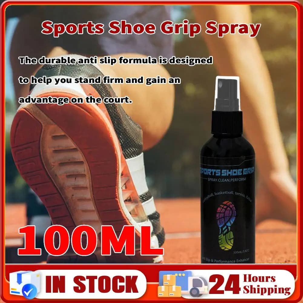 Spray Antiscivolo per Scarpe Sportive, Spray per Migliorare la Presa delle Scarpe da Basket, Protettore per Suole