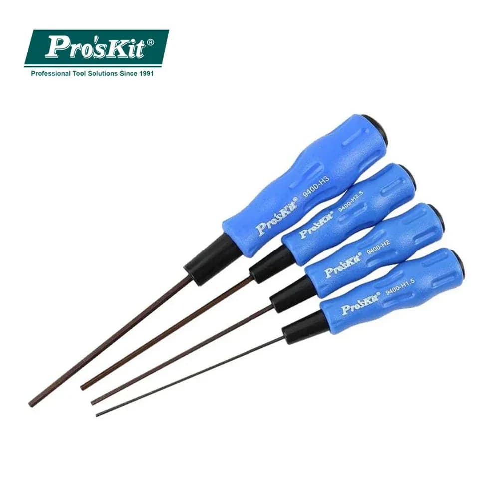 Pro'sKit Cacciavite Esagonale Vite Tools Driver Per RC Elicottero Auto Aereo Drone Modello 1.5/2.0/2.5/3.0mm Strumenti di Riparazione Domestica