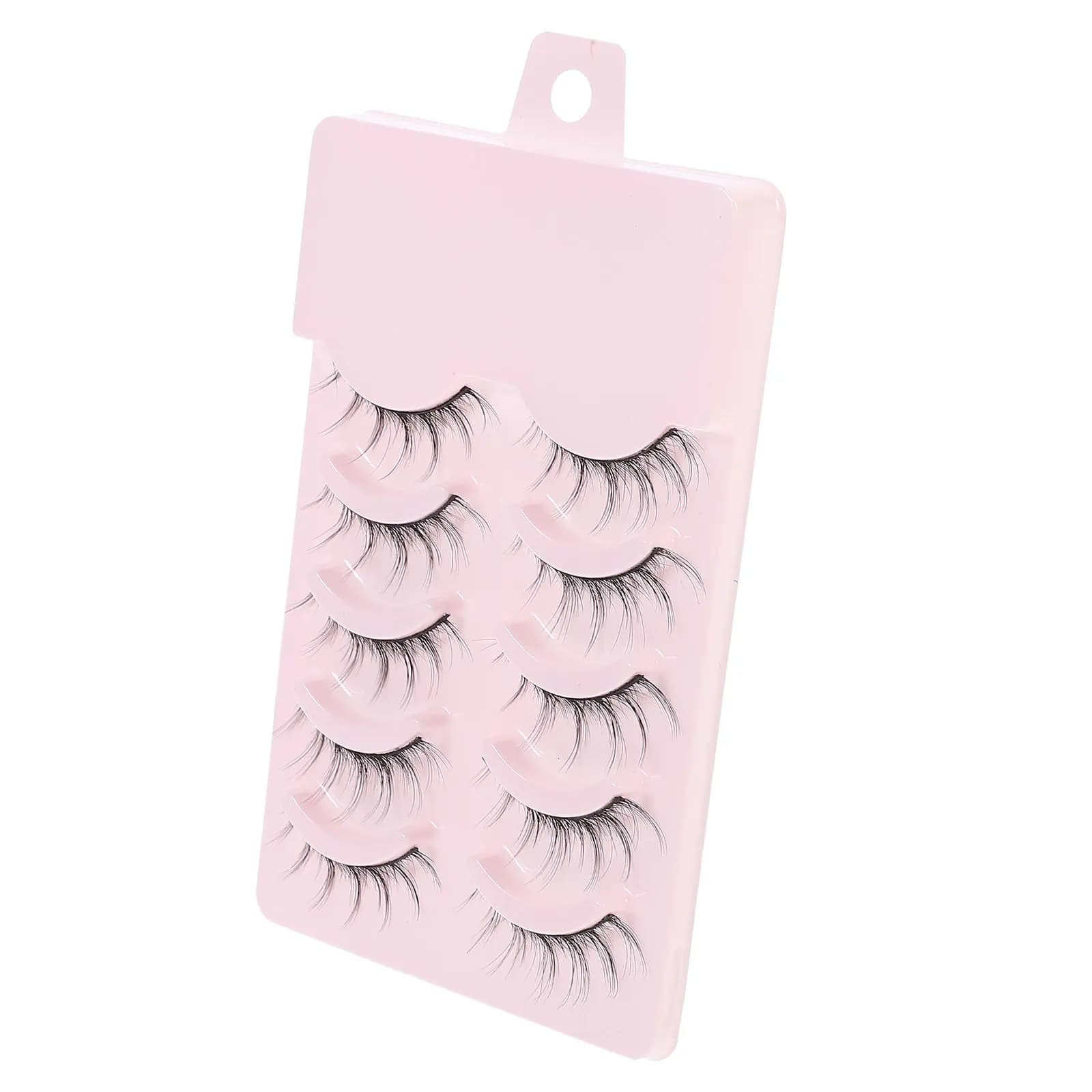 5 Paia di Ciglia Finte 3D Premium Multistrato per Uso Quotidiano e Trucco da Festa, Aspetto Naturale, Volume Intenso, Riutilizzabili