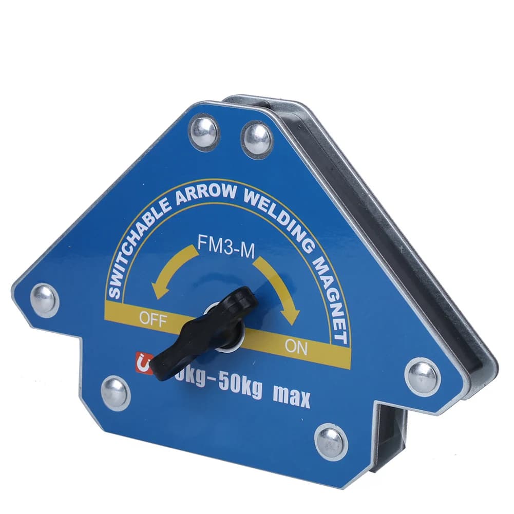 Magnete per saldatura Strumento di localizzazione della saldatura Magnete 30-50 kg di aspirazione a forma di freccia con interruttore