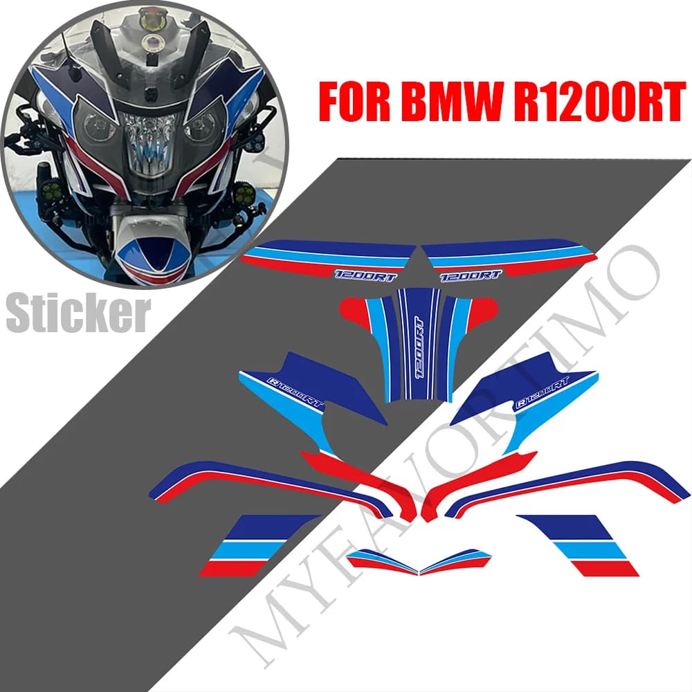 For BMW R1200RT Motorcycle Fuel Tank Pad Sticker Moto PVC Decals BMWR1200 RT