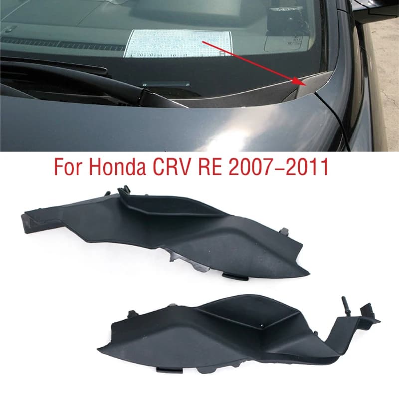 Per Honda CRV CR-V RE 2007-2011 Car anteriore parabrezza Wrap angolo Trim tergicristallo coperchio del rivestimento laterale coperchio per guida a sinistra LHD