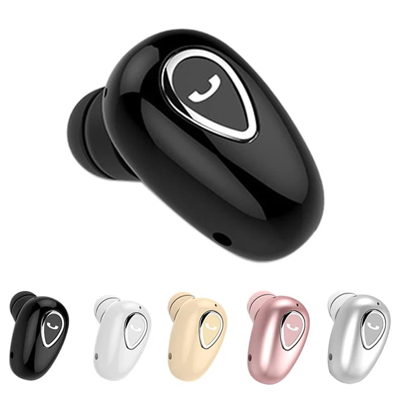 Mini cuffie singole Cuffie wireless Bluetooth 5.0 Cuffie sportive TWS Microfono auricolare singolo vivavoce per smartphone