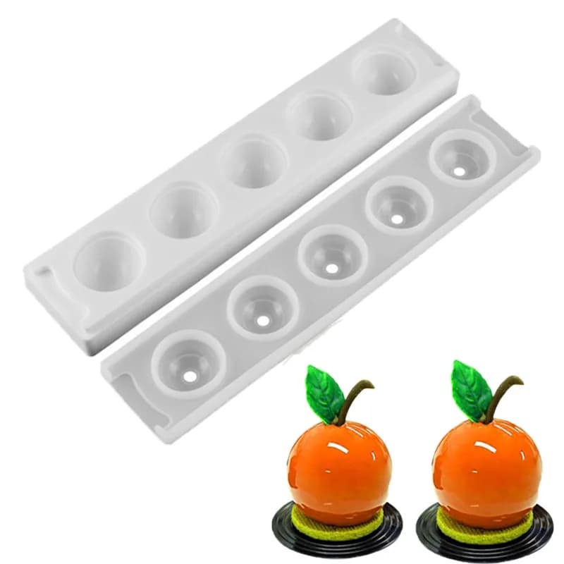 Stampi in silicone per cioccolato rotondi stereo 3D per la cottura di torte, mousse, pasticceria, gelatina, creatore di palline di ghiaccio, stampi da cucina, dessert, strumenti di cottura
