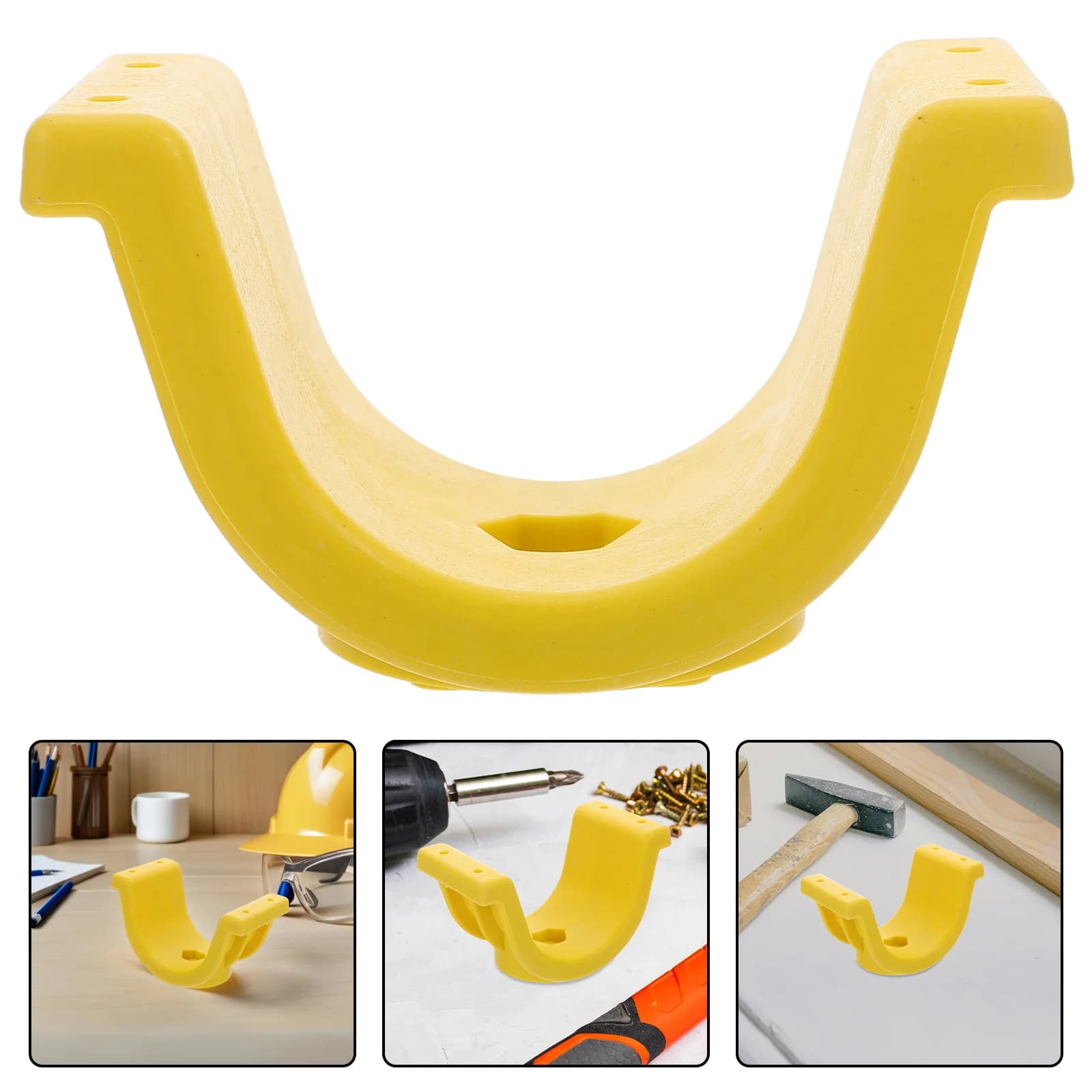 Staffa di fissaggio per cavi da 4 pezzi Base di gestione del vassoio per cavi resistente Design antiscivolo stabile per uso stradale interno ed esterno elettrico