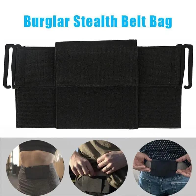 Portable Invisible Fanny Pack Running Belt Waist Pocket Slim Anti-theft Phone Pouch for Fitness Outdoor Sports