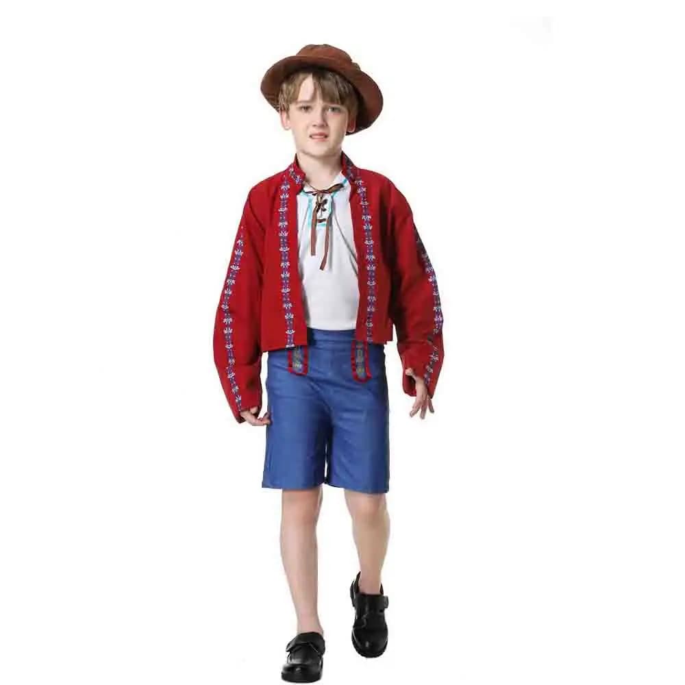 Halloween The Carnival Of The Oktoberfest In Bavaria Germany Traditional Ethnic Clothing Children's Beer Costume Sets