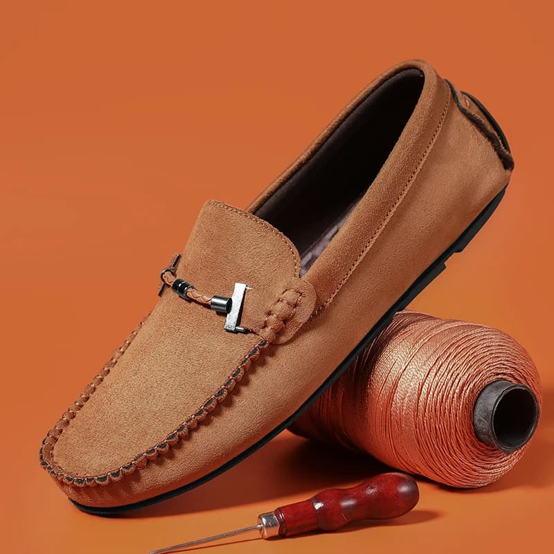 YRZL 2025 Nuovi Mocassini da Uomo in Pelle Morbida Comodo Slip on Leggero Antiscivolo Mocassini da Guida Scarpe Casual per Gli Uomini di Grandi Dimensioni
