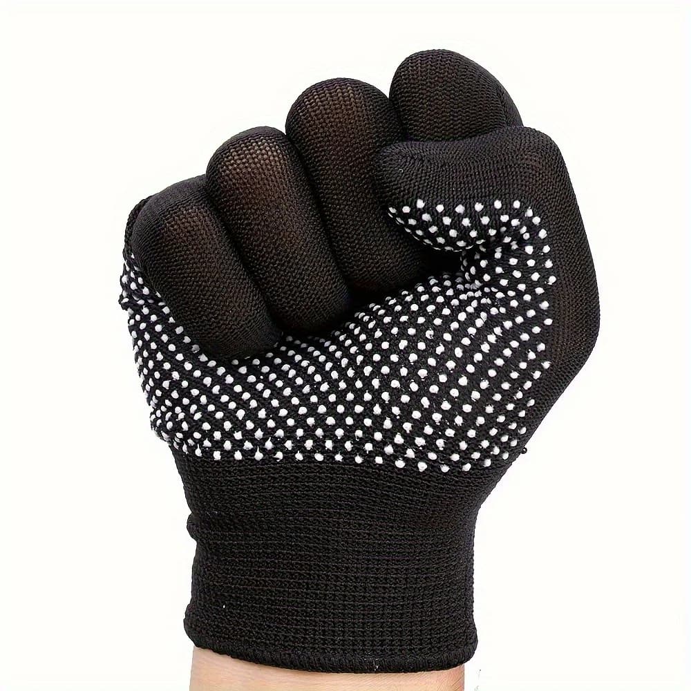 10 Pieces Nylon Nodding Gloves - Suitable for Outdoor Cycling, Camping, Fishing - Lightweight and Durable