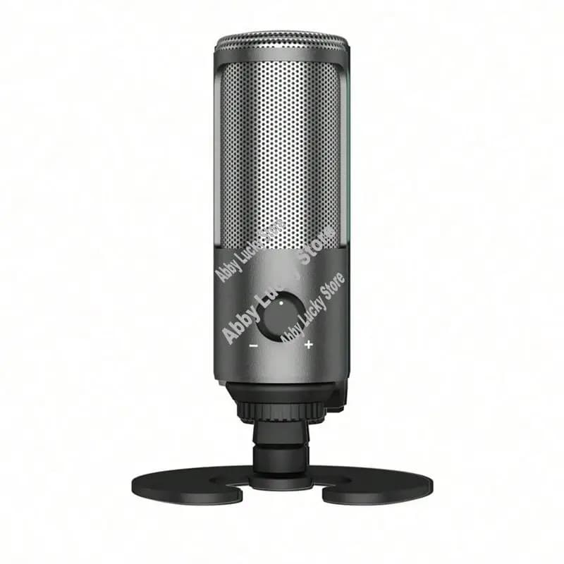USB game microphone kit for PC, PS4/5 condenser cardioid microphone set with RGB light, ideal for streaming-A79U