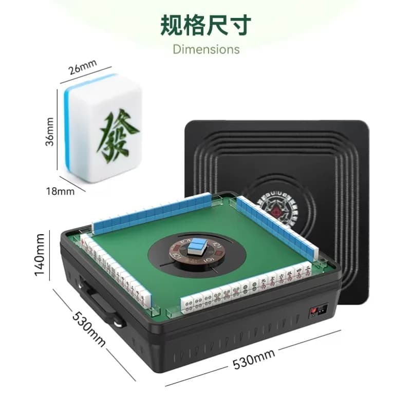 Tavolo Mahjong automatico Prezzo Set Mahjong americano portatile Piastrelle Tavolo Mahjong QUEYI in vendita
