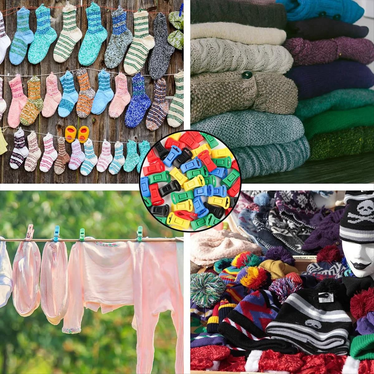 laundry clip 100 clips for socks for washing machine and dryer with hooks clip for portable socks directly in the drawer without phones