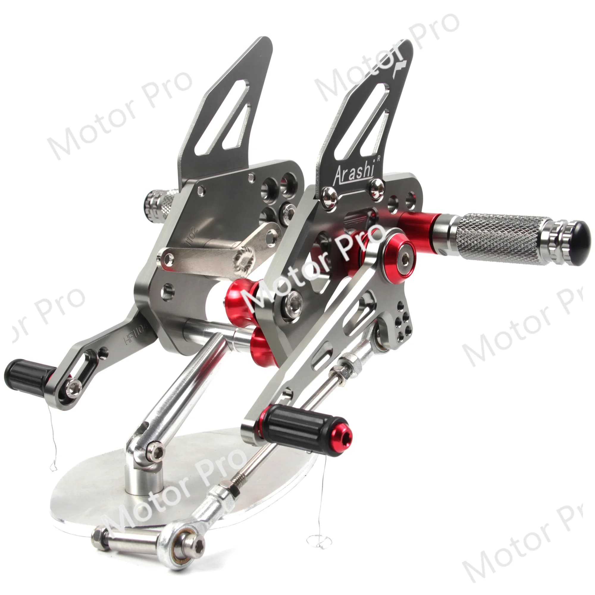 Pedane regolabili per Kawasaki Z125 Pro 2016 - 2022 Accessori moto Pedane Resto Pedane Set posteriore Pedale 2017 2018
