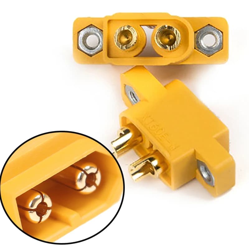 Spina maschio XT60 montabile AMASS XT60E-M da 5 pezzi per scheda fissa RC Drone FPV Racing