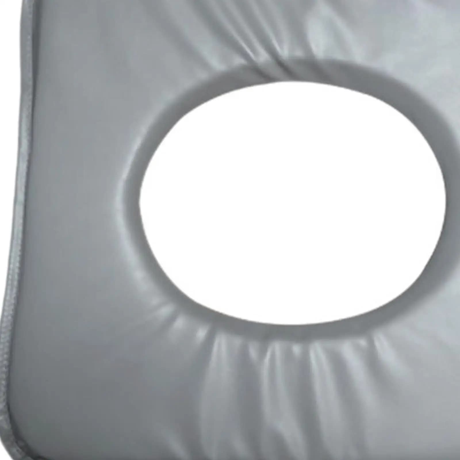 Large Donut Bed Sore Cushion Breathable PVC Sponge Butt Positioning Pillow for Chair Lounger Home Travel