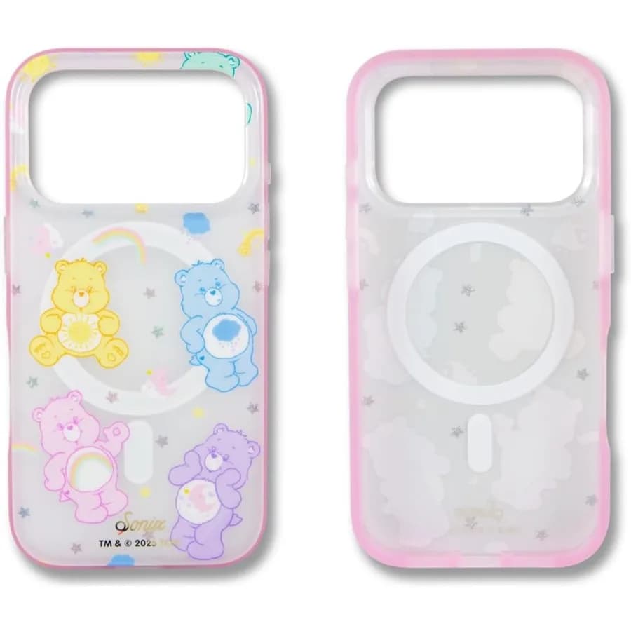 Custodia per iPhone 17 Pro Compatibile con MagSafe 10ft Drop Testata Care Bears Design pastello per la protezione quotidiana