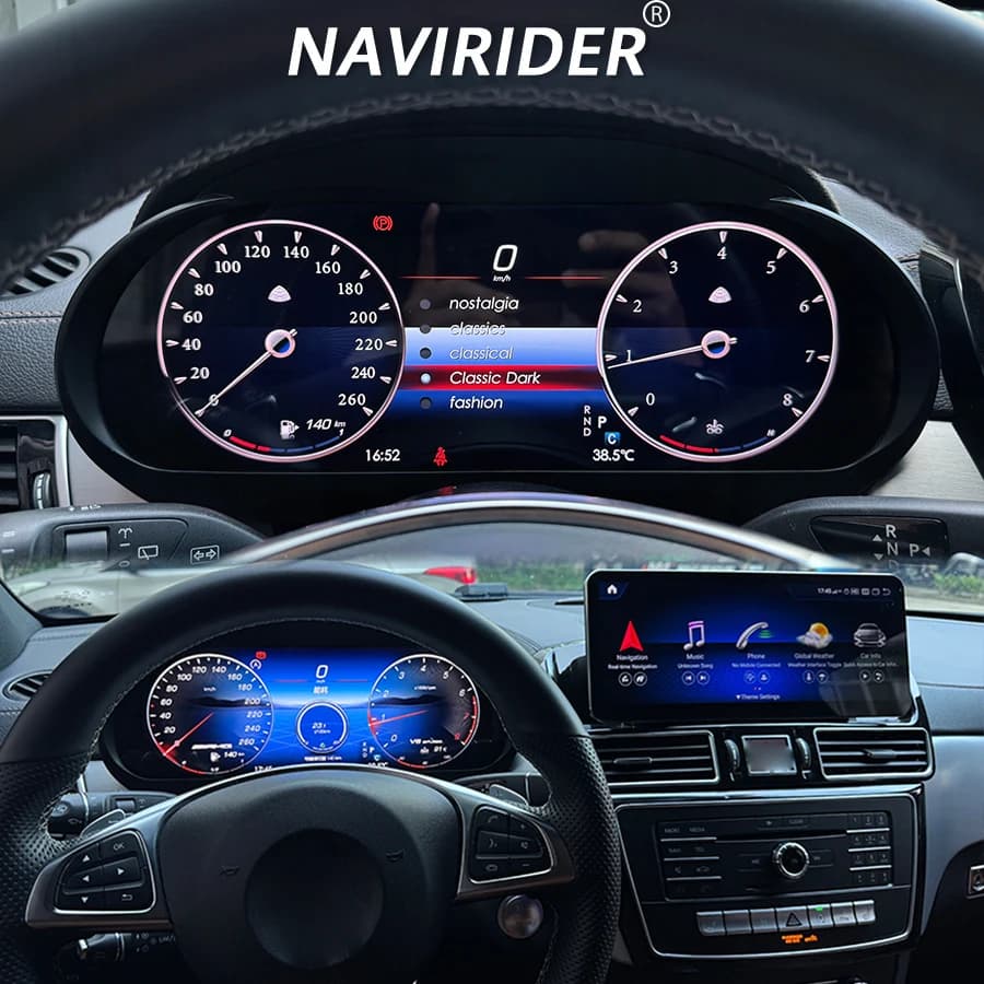 Cruscotto Intelligente Per Mercedes Benz ML GL GLE GLS W166 X166 2012-2019 12.3 Pollici Schermo LCD Tachimetro Strumento Aggiornamento Cluster