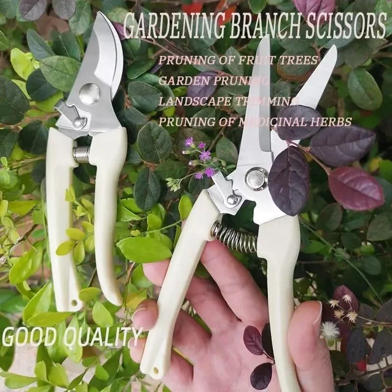 Stainless steel scissors Flower cutting Flower arrangement Fruit trees cutting Garden branches cut Home graft