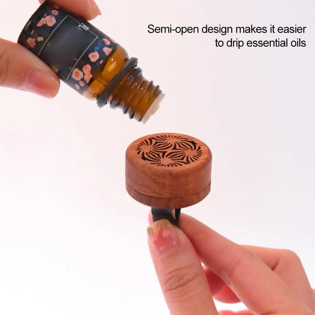 Car Diffuser Palissandro carved Clip for Car Aromatherapy Deodorant for Exquisite Car Decoration