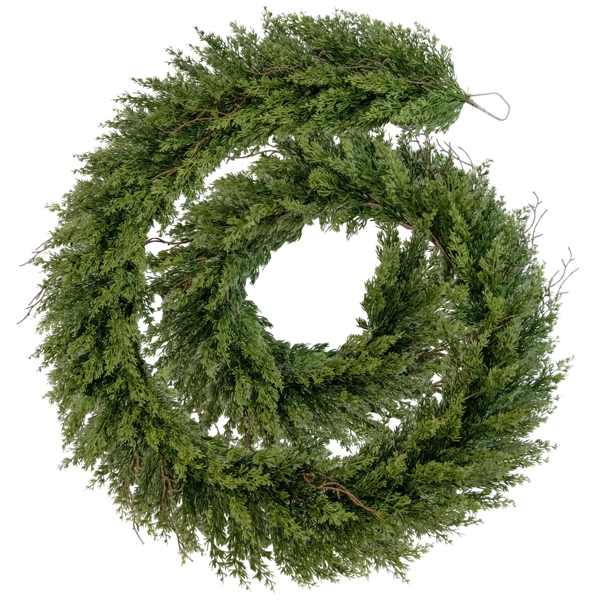 Artificial Christmas garland 12 feet tall fake plant for home decoration for indoor and outdoor pine plants realistic cypress 1 p