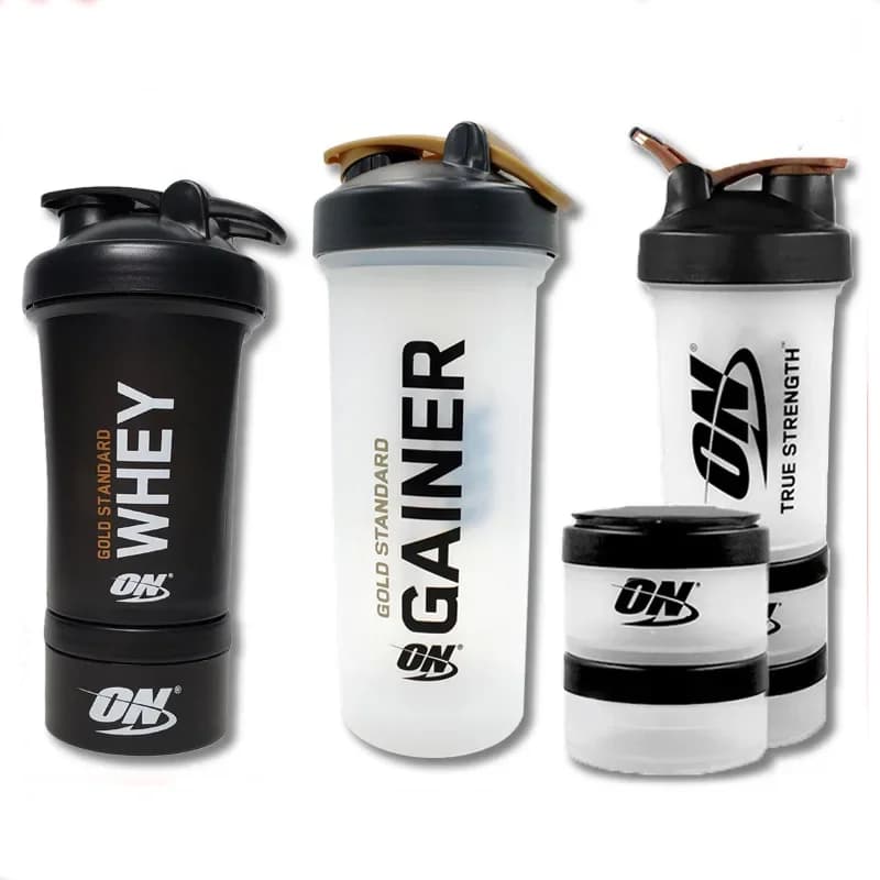 Shake Cup 450ML Protein Powder Shake Cup with Ball Medicine Box Cup ON Fitness Cup Large-capacity Plastic Cup