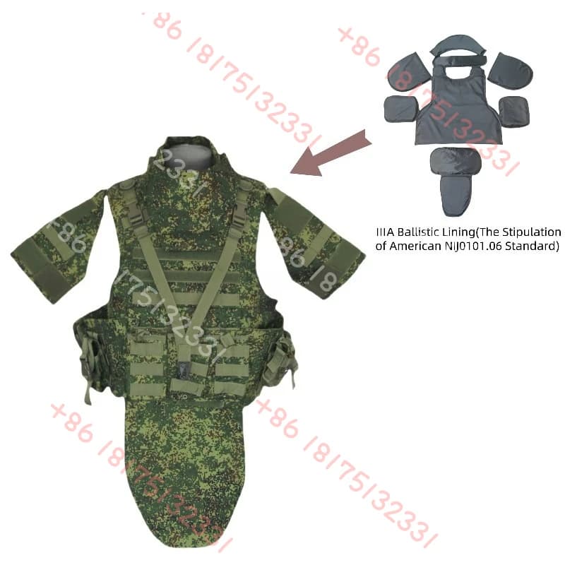 3A Ballistic Lining Modular 1000D Heavy Duty Nylon Vest Full Protection Tactical Wallets Waterproof Weighted Safety Clothing