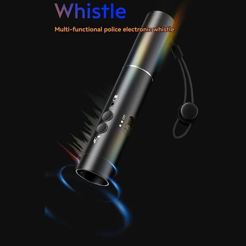 AAAEL-For electronic whistle for football rescue classroom with USB rechargeable flashlight portable sports accessories