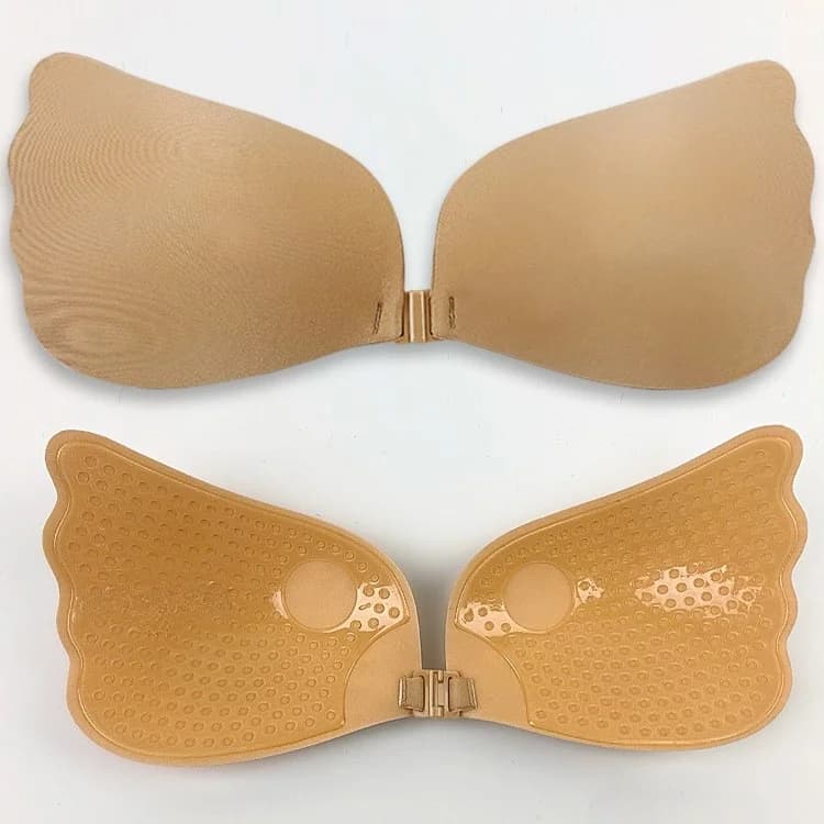 Invisible Angel Wing Wedding Dress Underwear Thickened Silicone Bra Breathable Comfortable Seamless Seamless Stick on Bra
