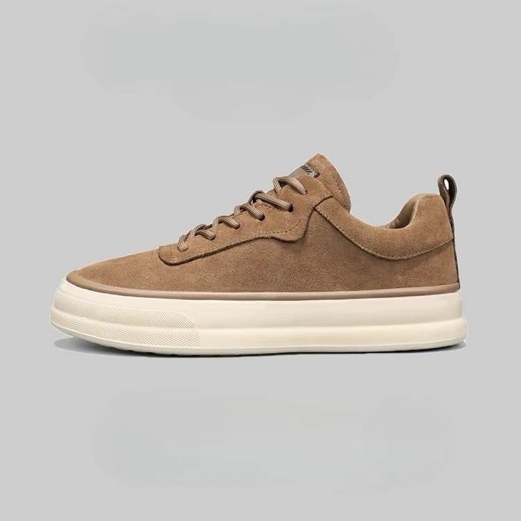 Scarpe Casual da Uomo, Sneakers di Lusso in Camoscio, Scarpe Vulcanizzate con Piattaforma, Comode Scarpe Sportive da Corsa e Skateboard per Uomo
