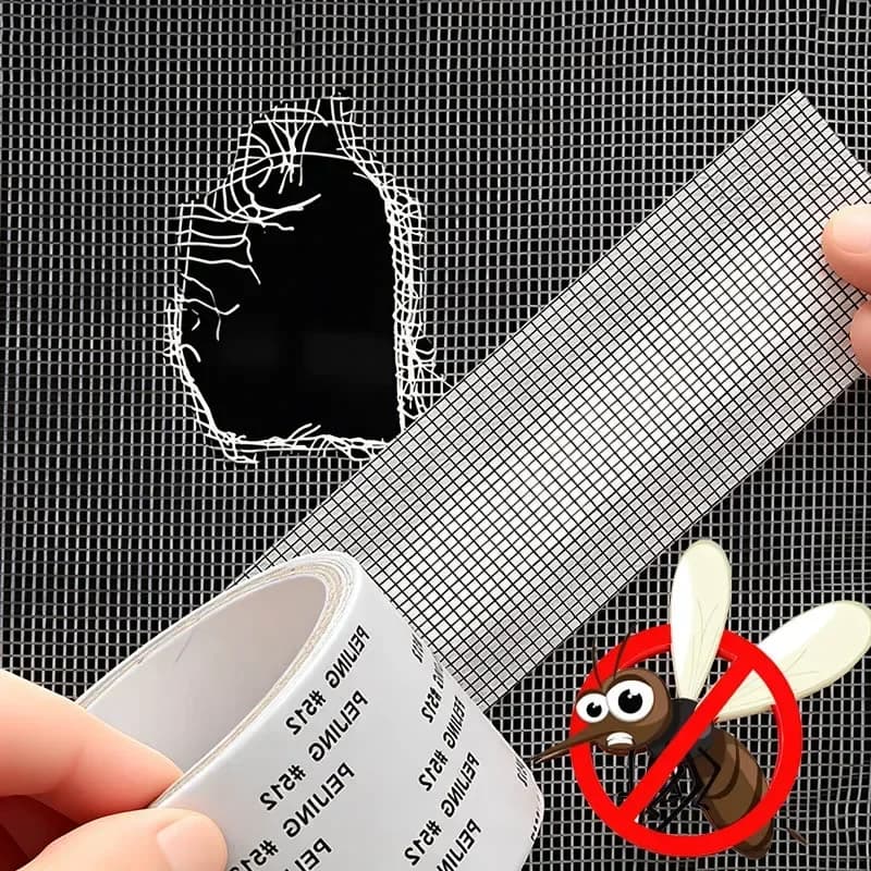 Mosquito Net Windows anti-mosquito mesh Easy-to-Apply Waterproof Window Screen Repair Tape Door Window Self-Adhesive Mesh Patch