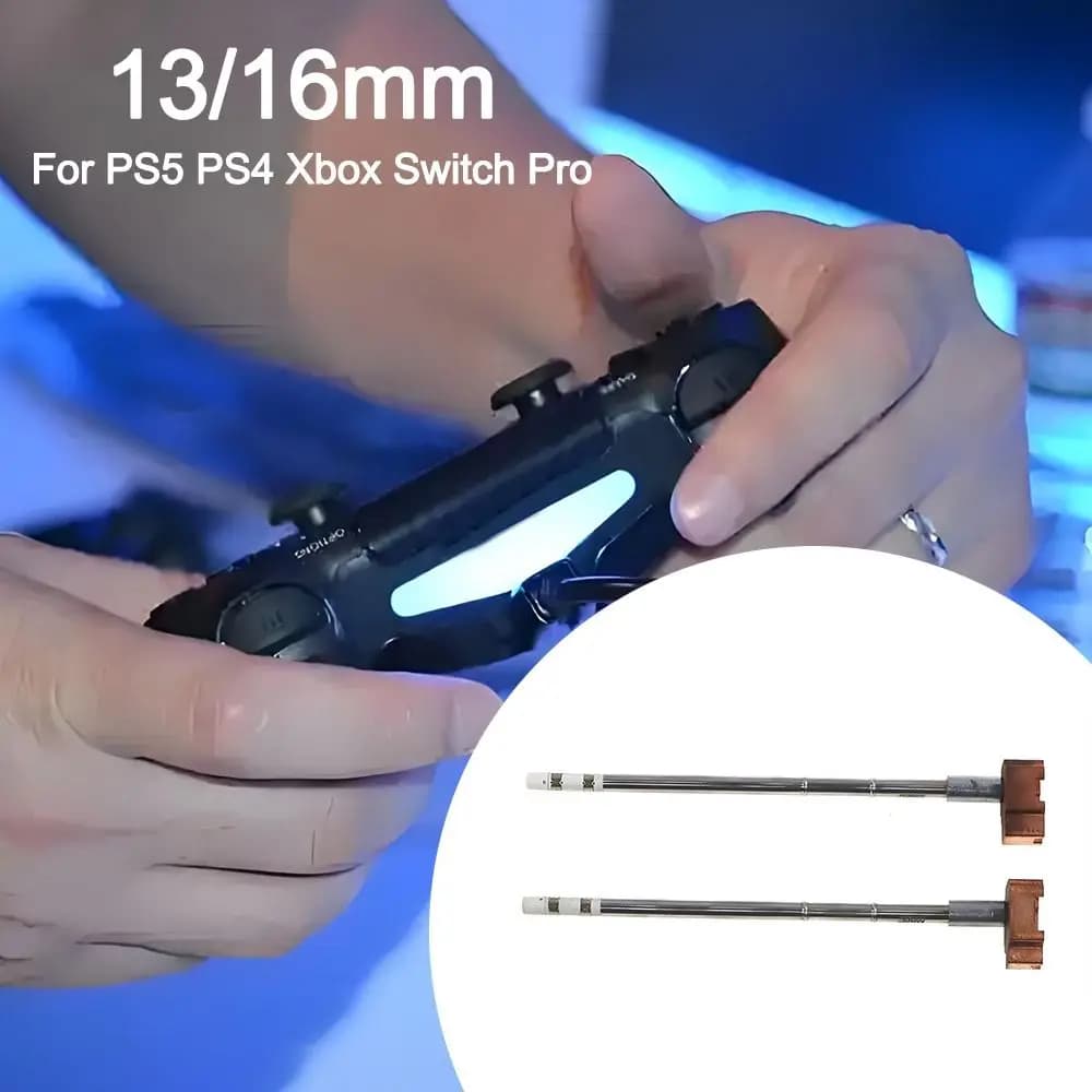 Removable Joystick Soldering Iron Tip 13mm/16mm Universal T12 Heating Core Desoldering Adapter for PS5/PS4/XBOX/Switch Pro