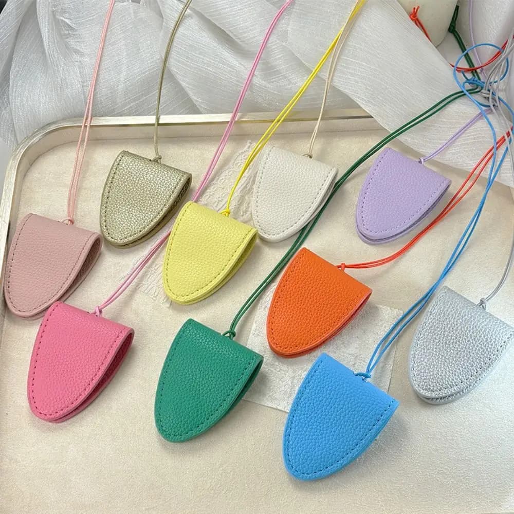 Custodia Portatile in Pelle PU per Occhiali, Clip Magnetica Durevole per Occhiali, Clip Multifunzione Semplice per Occhiali da Sole