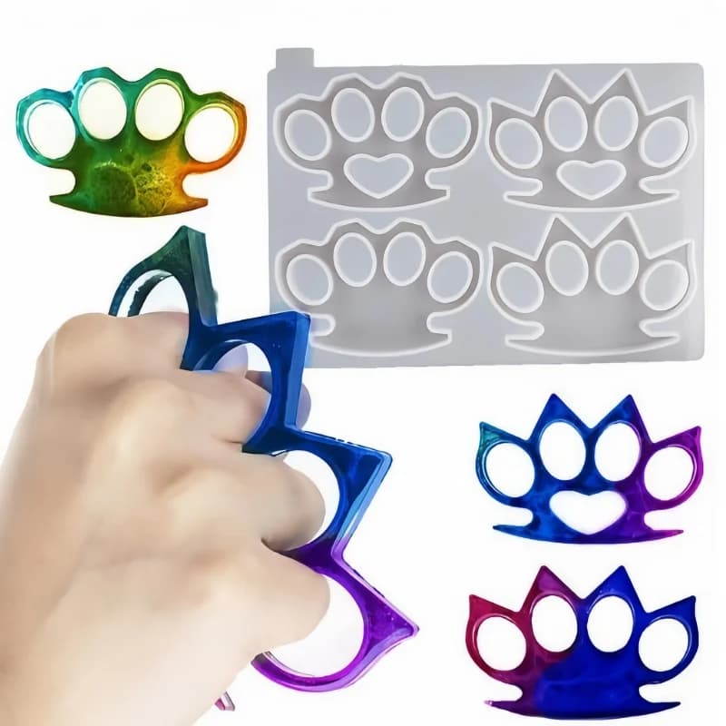 Stampo in Silicone a Forma di Stella Ninja per Resina, Ciondoli Portachiavi, Colata Epossidica, Creazione Gioielli Fai da Te, Strumento Artigianale Geometrico