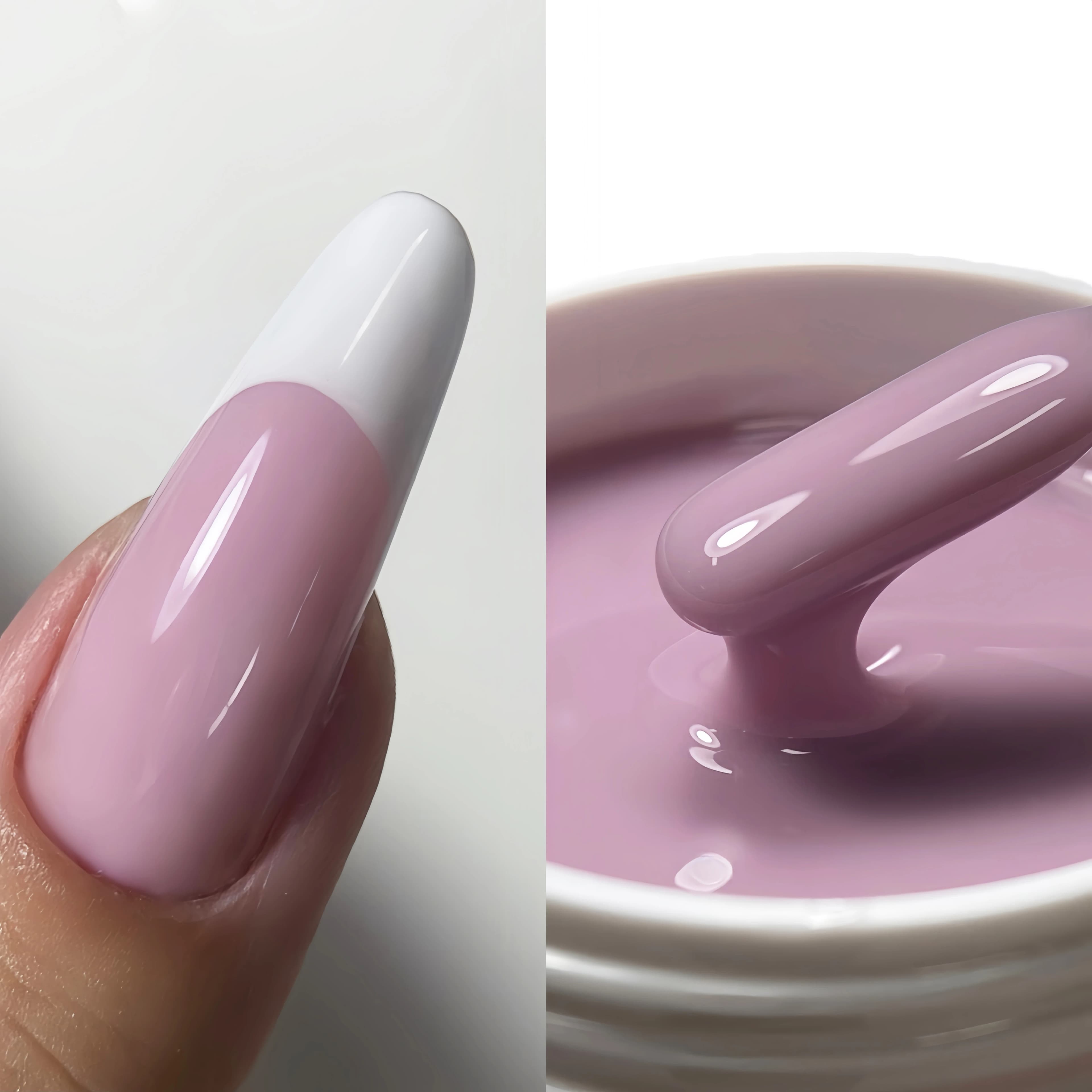 MSHARE 50ml TPO Free Nail Construction Gel Builder Gel per unghie Gel acrilico liquido per estensione unghie Rosa Autolivellante Soak Off