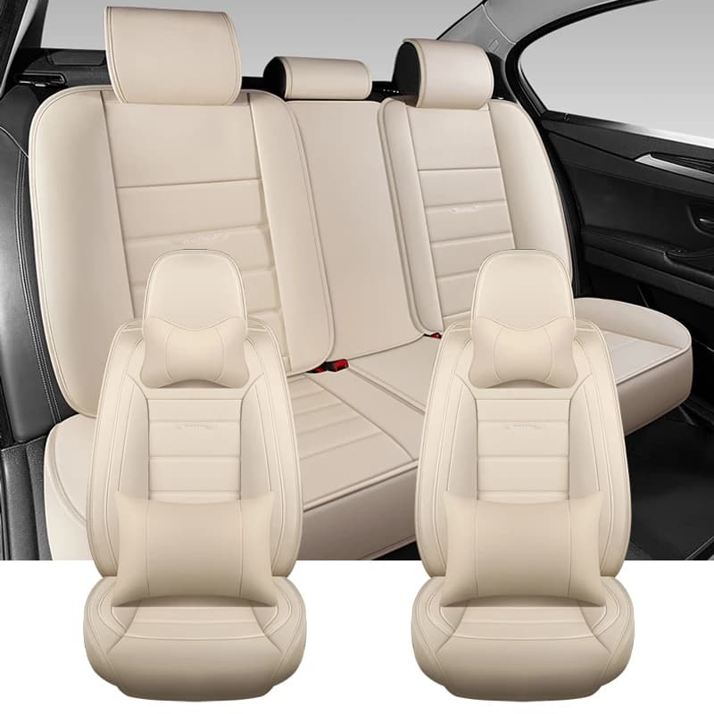 Complete Set Universal Luxury Car Seat Covers for BMW E60 F30 Series 1 E87 E46 E30 X1 F48 E84 E39 F11 F10 Interior Car Accessories