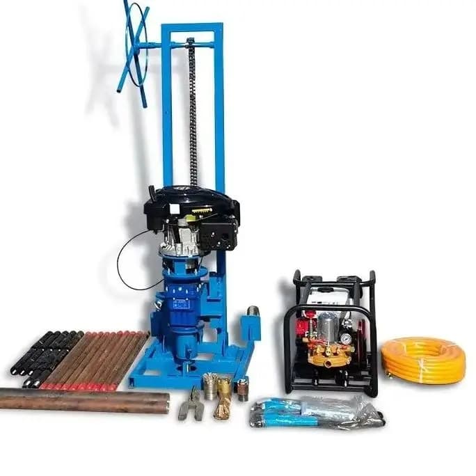 Trivella a Zaino Monofunzione Customi a Benzina/Diesel, 15 Meters, per Suolo, Roccia e Calcestruzzo, Light Instrument for Carrot