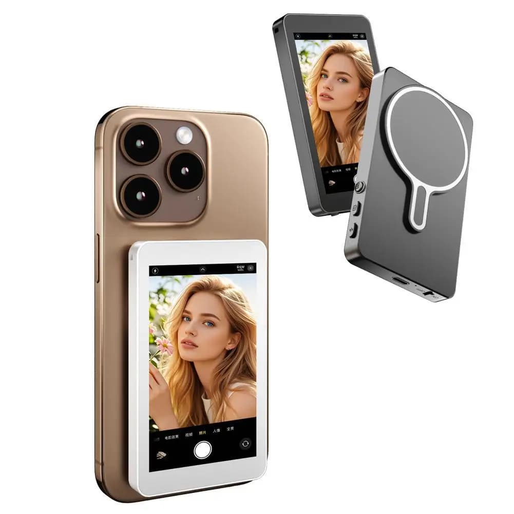 Magnetic Wireless Selfie Screen Projector For Mobile Phone Camera High Definition Selfie Display Selfie Auxiliary Tool