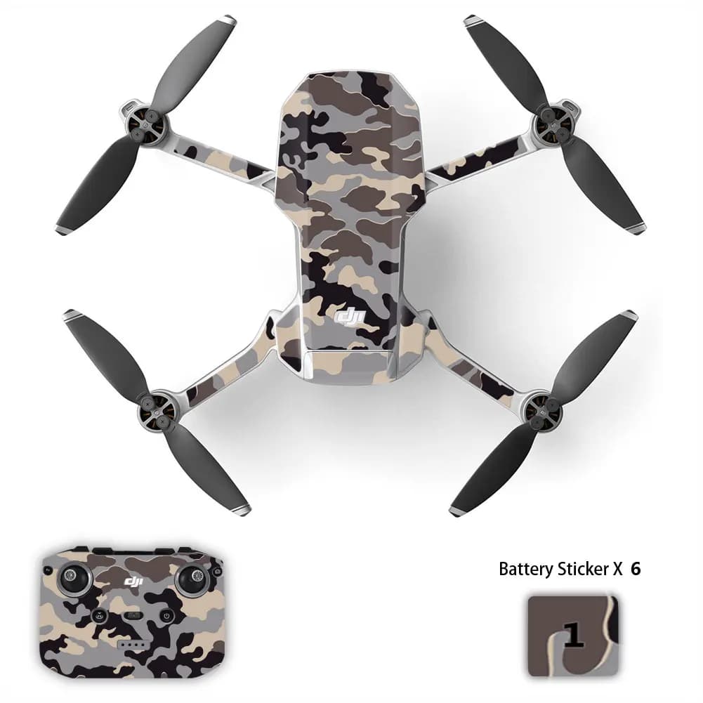 Adesivi in PVC colorati per DJI Mavic Mini 2 pelle impermeabile per Drone Body Arm telecomando Protector per Mini 2 accessori