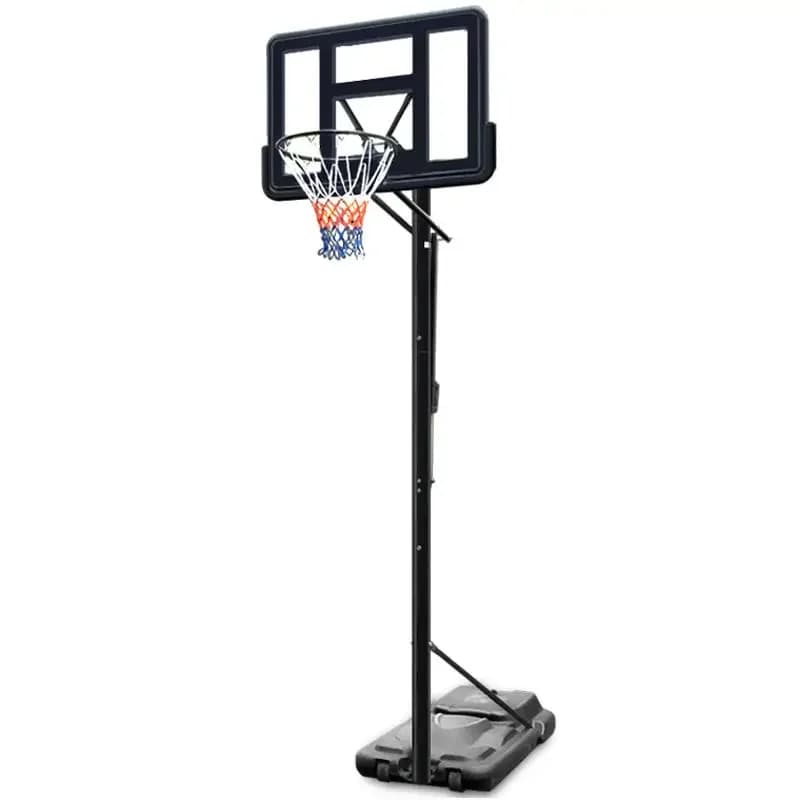 Sistema di Basket Portatile con Tabellone Stabile e Altezza del Cerchio Regolabile 2,45-3,05m per Uso Interno ed Esterno