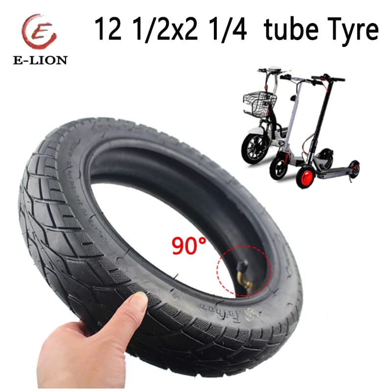 Pneumatico da 12 pollici 12x2.125 12 1/2x2 1/4 62-203 Camera d'aria per pneumatici per scooter elettrico pieghevole per bici elettrica a molti gas
