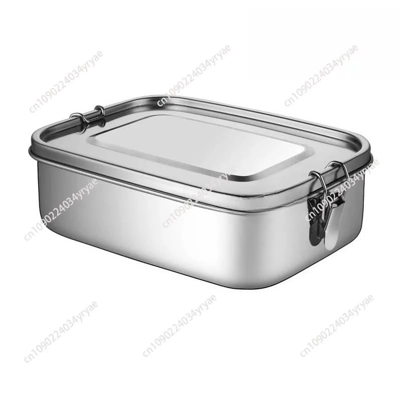 Lunch Box per adulti, Lunchbox ermetico in acciaio inossidabile 316 Contenitori per la preparazione dei pasti conici per alimenti, Lunch Box confezionato senza BPA