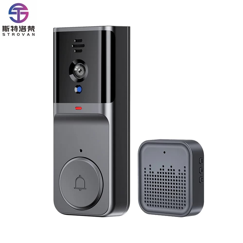 Campanello video WiFi Smart Home Citofono audio bidirezionale Campanello di sicurezza wireless per visione notturna