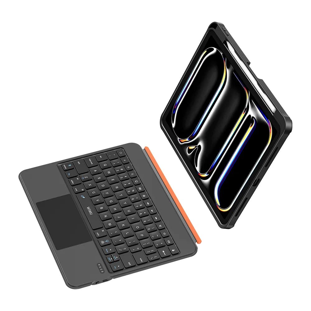 WiWU 360 Rotating Detachable Keyboard for iPad Pro 13 11 Air 13 11 Lightweight Tablet Protective Case Keyboard for iPad Air 5 4