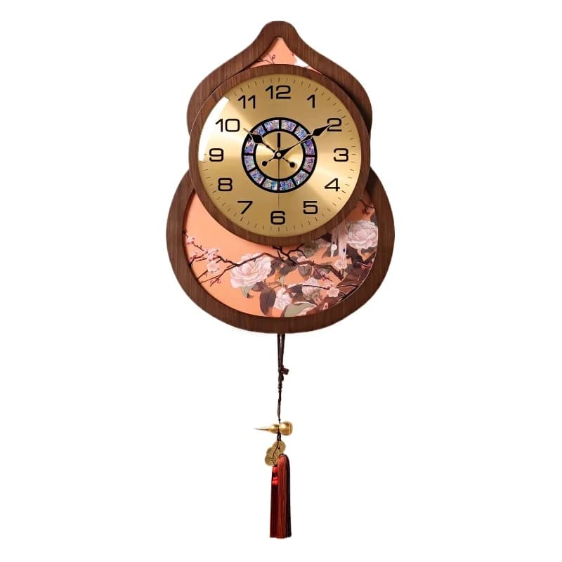 Orologio da parete cinese di alta gamma, decorazione per soggiorno, orologio creativo silenzioso da appendere a parete.