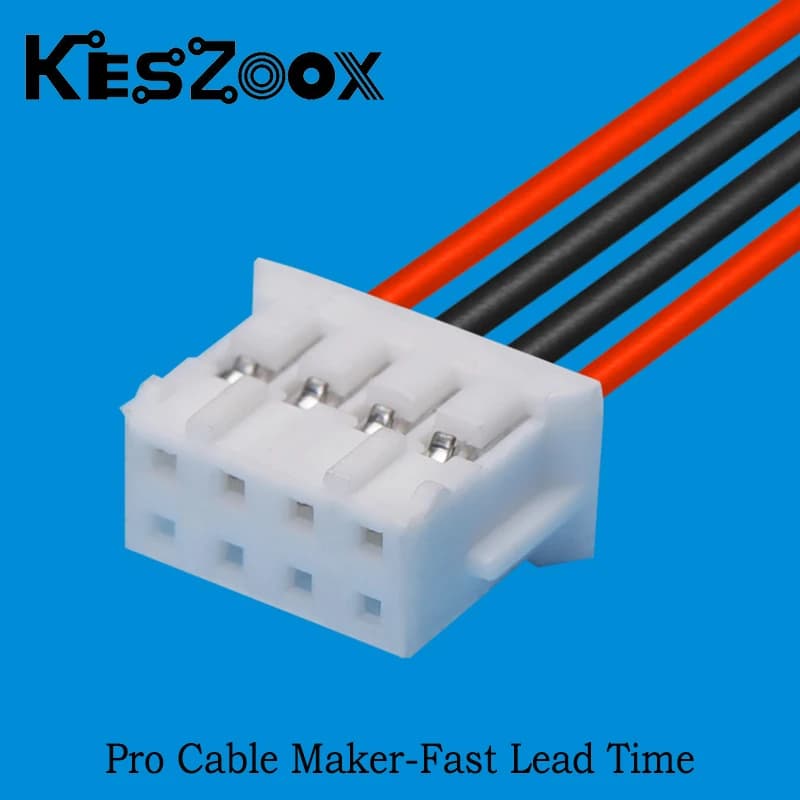 Cavo in silicone pre-impresso PHD da 2,0 mm, kit connettore 22 AWG per progetti PCB e Arduino fai-da-te