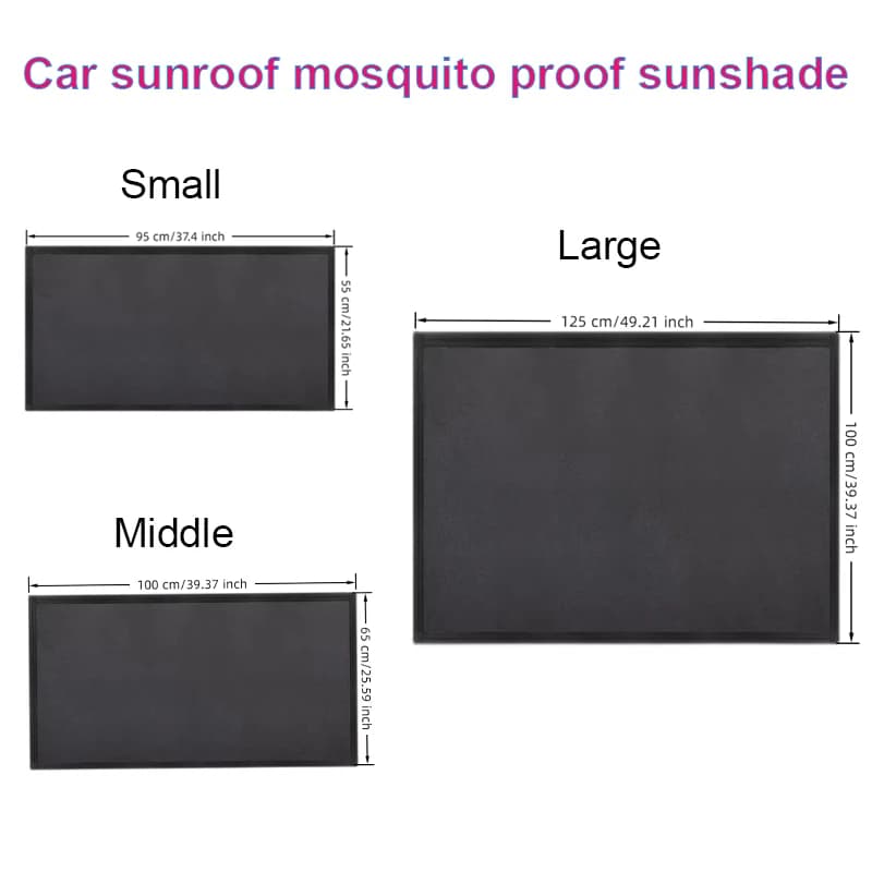 Tetto apribile magnetico per auto Parasole Finestra Maglia Auto Top Zanzariera Copertura Isolamento interno Panno per protezione solare