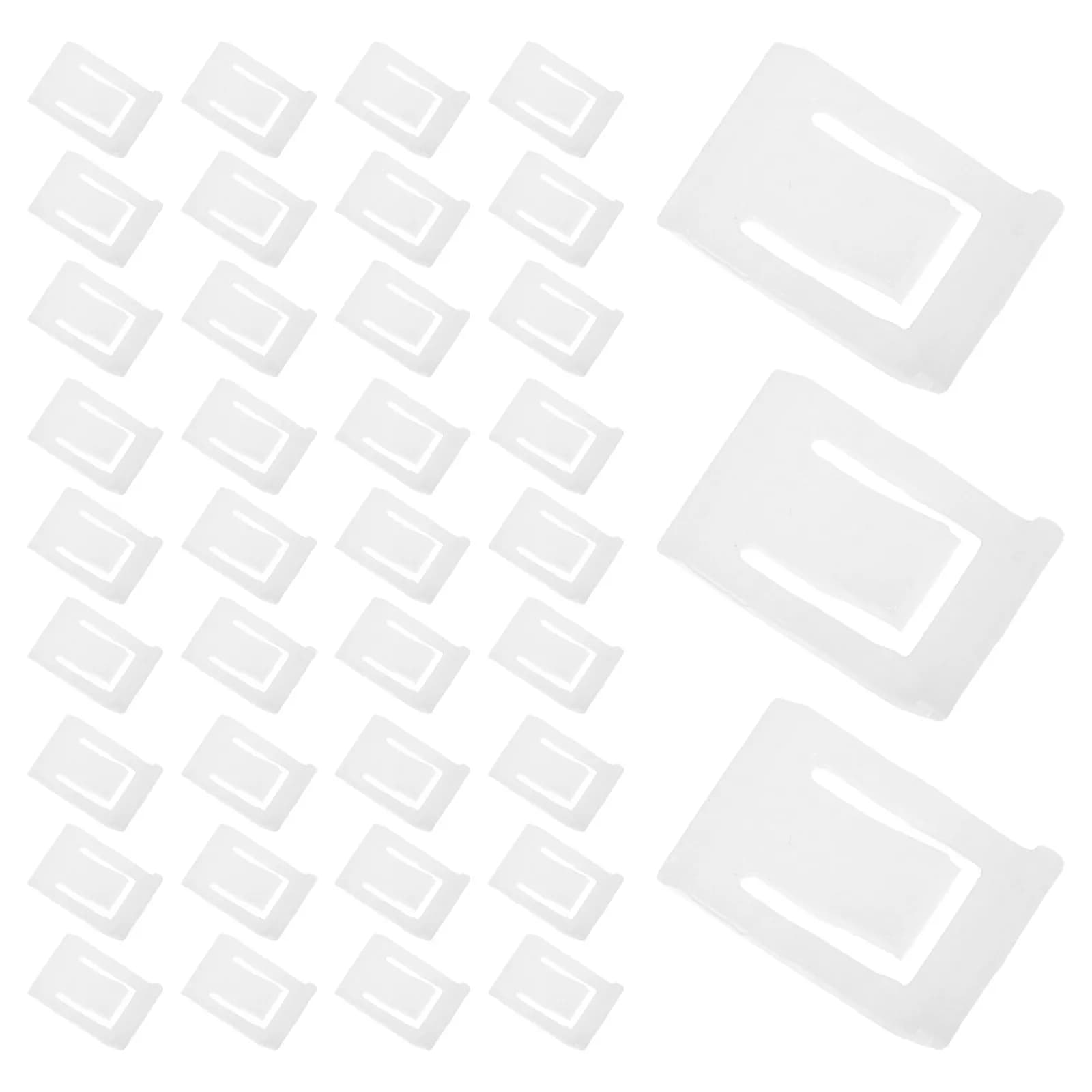50 Pezzi Clip Limitatore per Cerniere a 90 Gradi, Protezione per Ante di Armadi, Clip di Restrizione Angolare, Ferma Porta