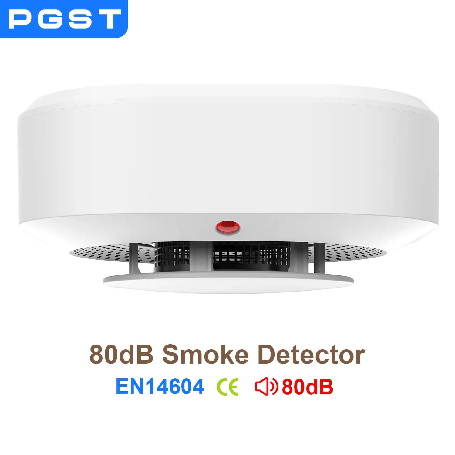 Rilevatore di Fumo e Allarme Antincendio a Batteria per Casa, Ufficio, Magazzino, Cucina, Certificato EN14604 CE, Facile da Installare