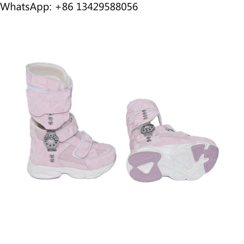 Scarpe ortopediche alla caviglia alta con articolazione incorporata e supporto ortopedico per bambini e adulti